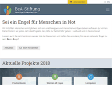 Tablet Screenshot of bea-stiftung.de